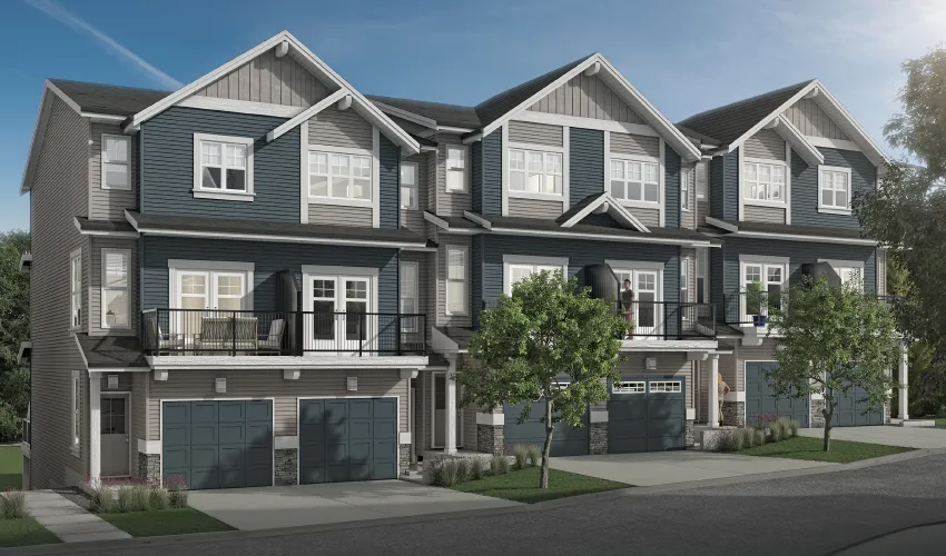 Rendering of Verona North Townhomes in Sage Hill