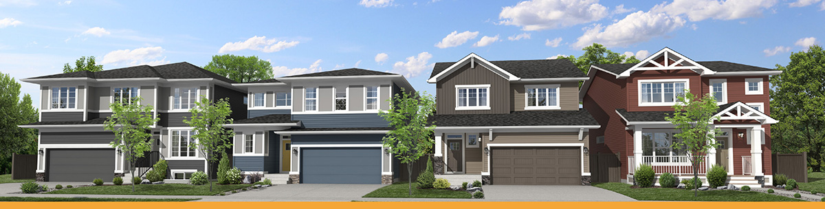 the gems series homes in redstone calgary alberta built by trico homes homebuilder