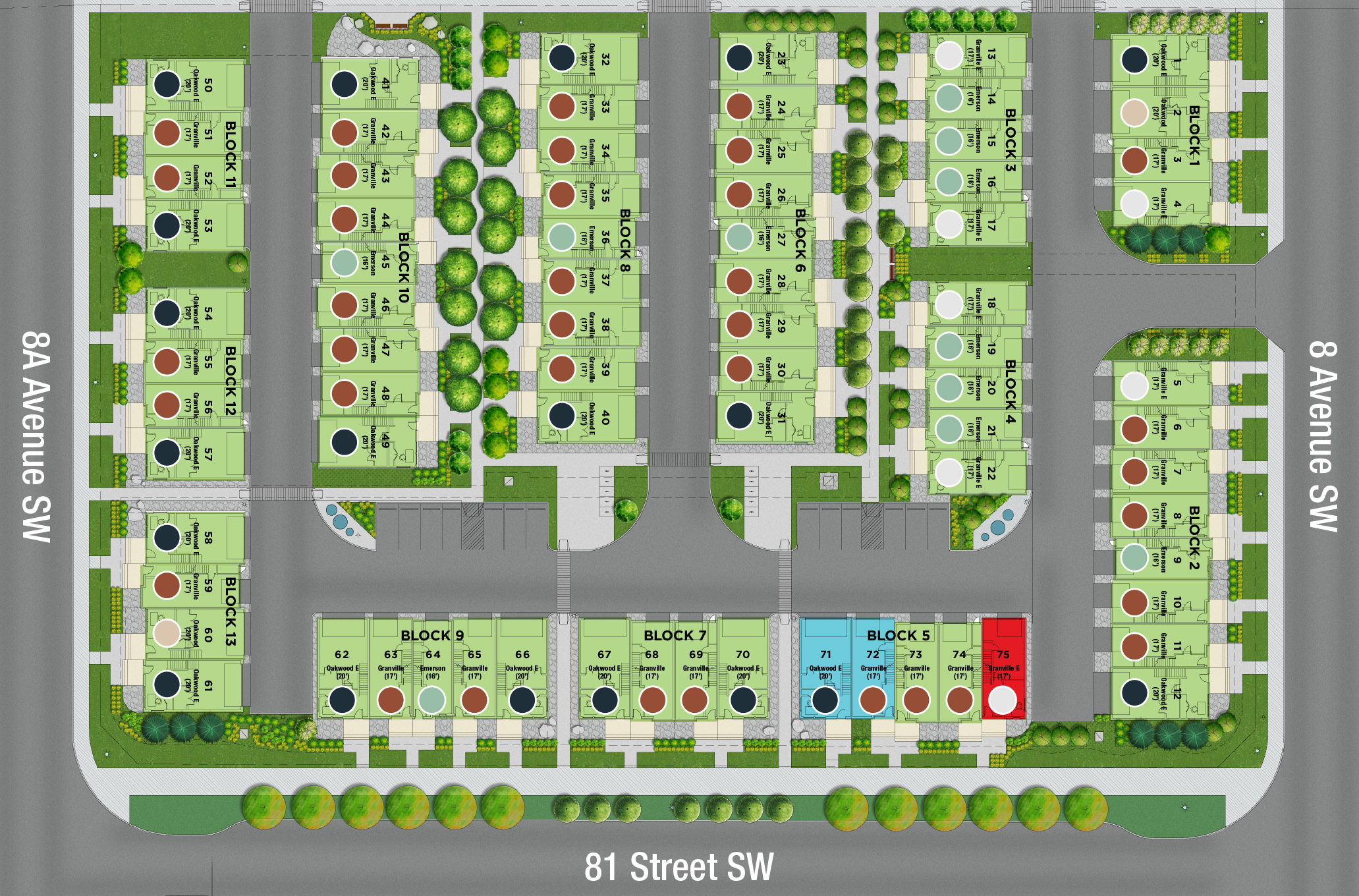 West 83 Lot Map West 83 Lot Map