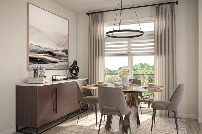 Verona North - End Unit Dining Room