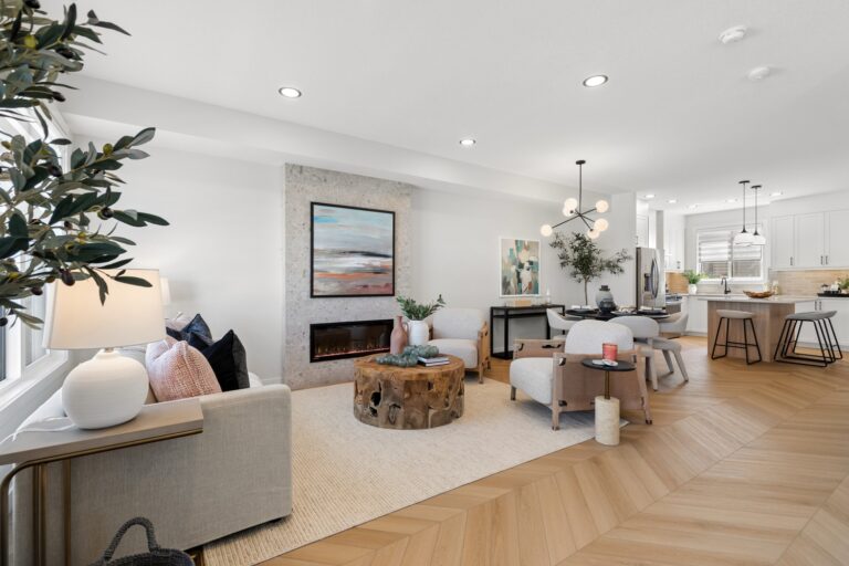 The Meadow Lark Showhome in Vantage Rise - Living Room