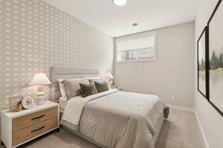 Secondary Suite Bedroom - 39 Aquila Manor NW - Encore Showhome